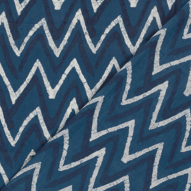 Voile fabric Abstract printed 