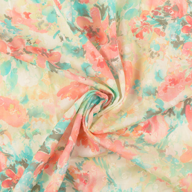 Voile fabric Multicolor 