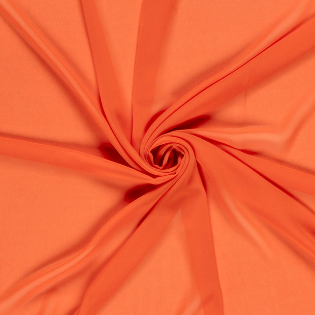Chiffon fabric Orange 