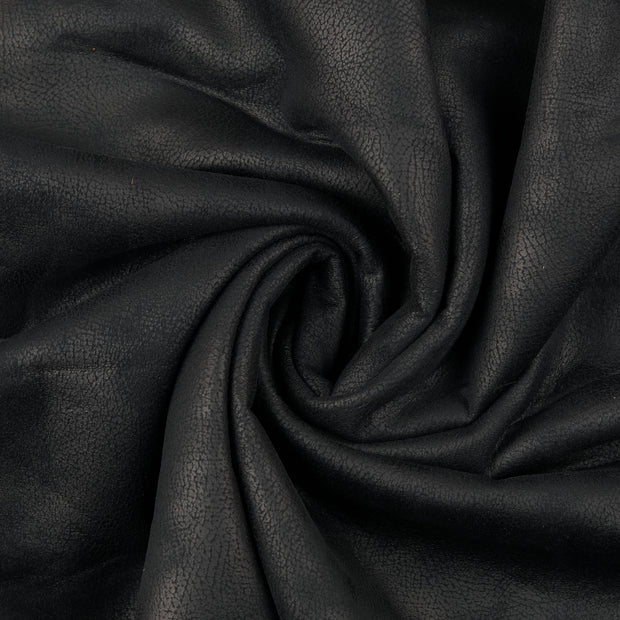 Artificial Leather fabric Black 