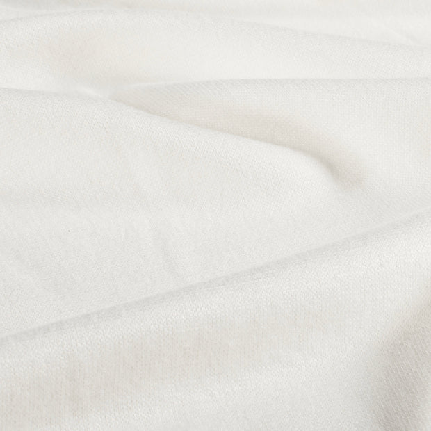 Heavy Knit fabric Melange Off White