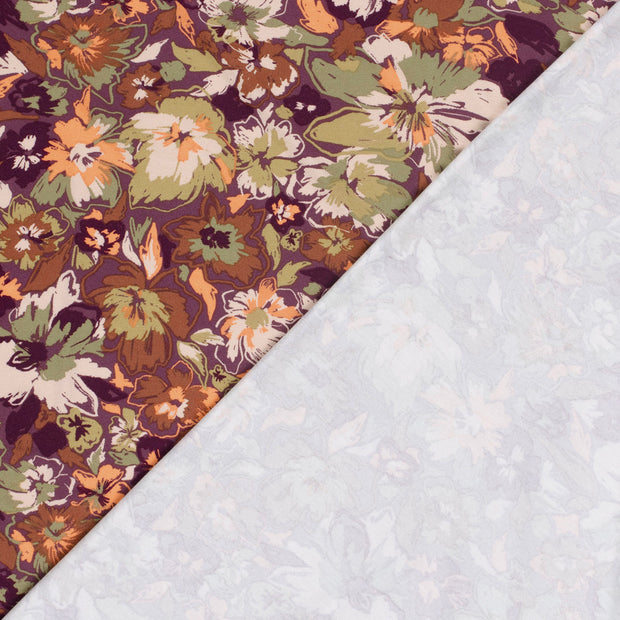 Viscose Vortex Jersey fabric Flowers printed 