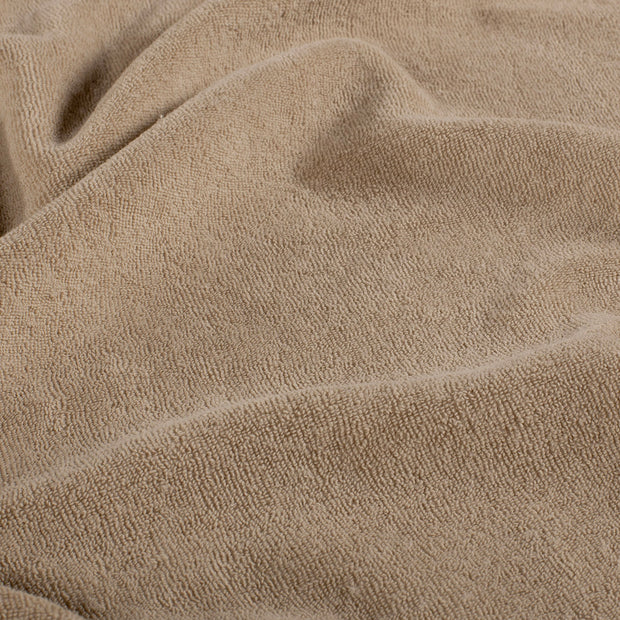 Stretch terry fabric Unicolour Beige