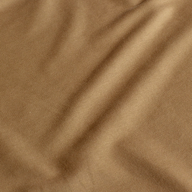 French Terry GOTS organic fabric Unicolour Camel