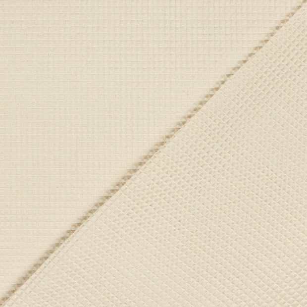 Waffle piqué fabric Unicolour 