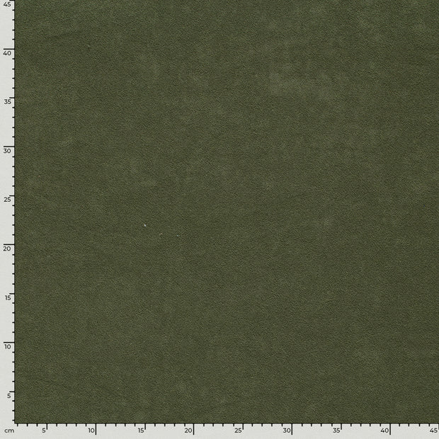 Éponge tissus tissu Unicolore Vert kaki