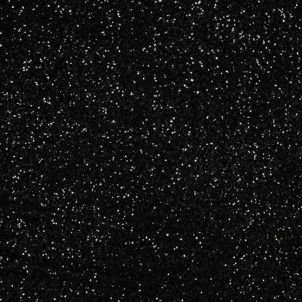 Velvet fabric Black shimmering 