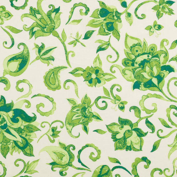 fabric Flowers Olive Green