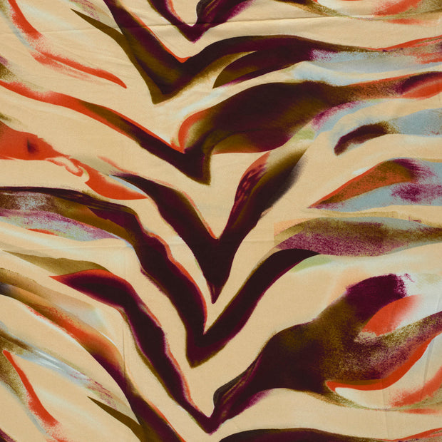 Viscose Vortex Jersey fabric Salmon matte 