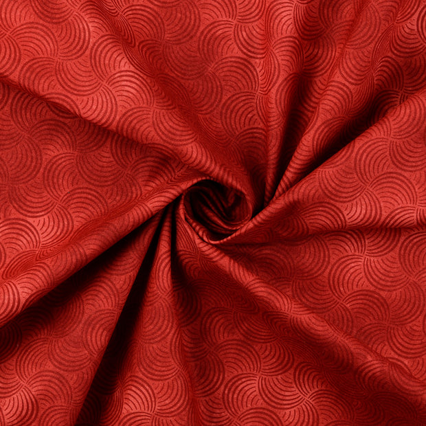 Cotton Poplin fabric Bordeaux 