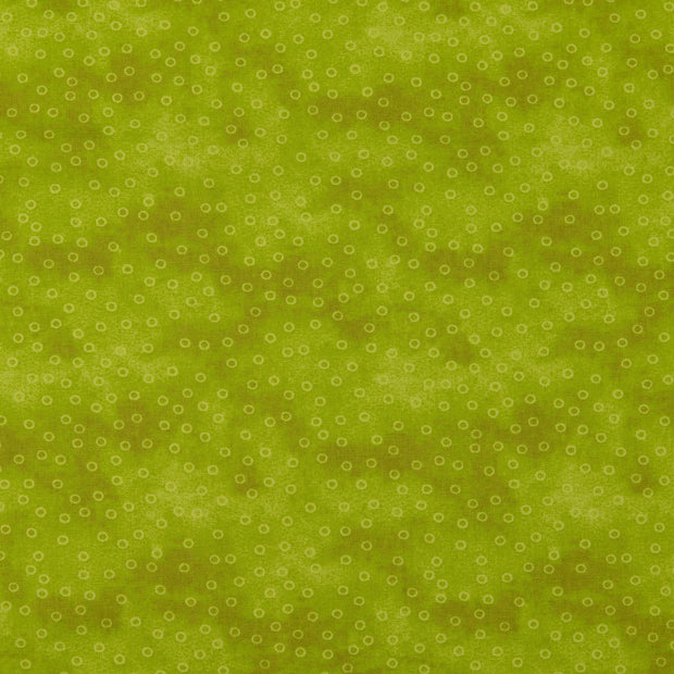 Cotton Poplin fabric Geometric pattern Green