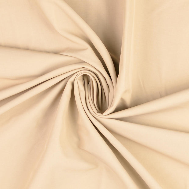 Cotton Poplin fabric Beige 