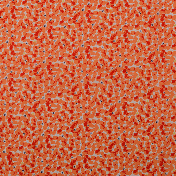  fabric Flowers Orange