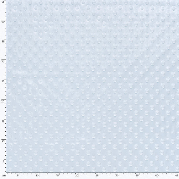 Minky fabrik Uni Babyblau