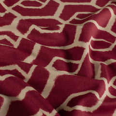 Punta di Roma printed Abstract Bordeaux