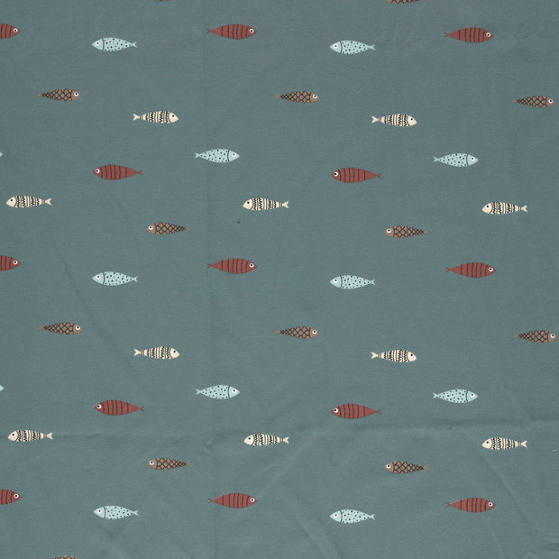 Jersey fabric Indigo soft 