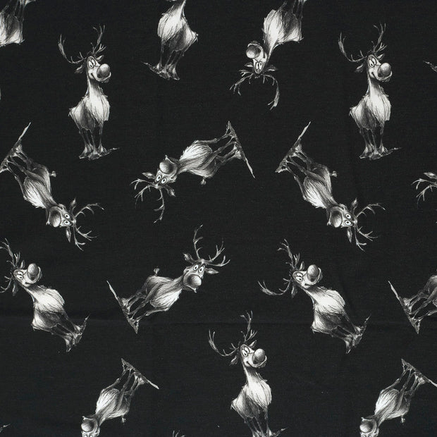 French Terry fabric Black 