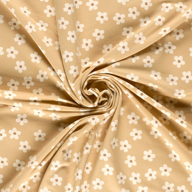  fabric Beige printed 