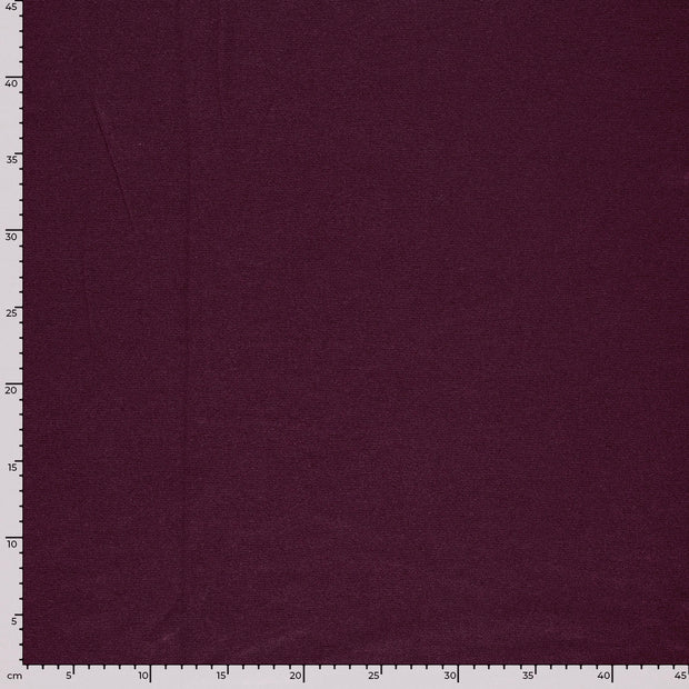 Heavy Knit fabric Melange Wine red