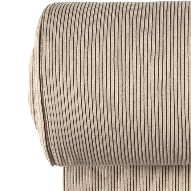 Ribbündchen 3x3 fabrik Uni Beige