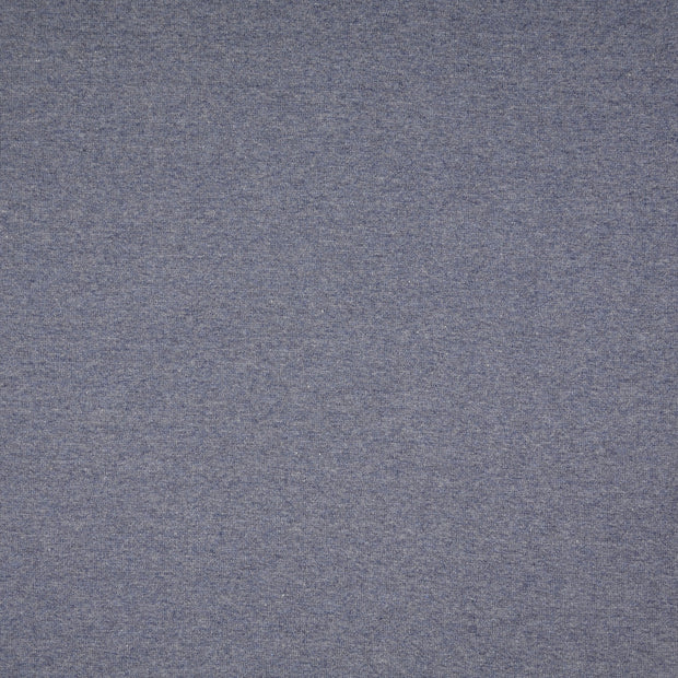 Heavy Knit fabric Melange Indigo