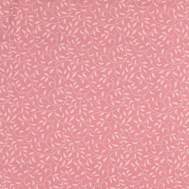  fabric Leaves Old Pink