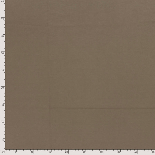 Interlock fabrik Uni Taupe Grau