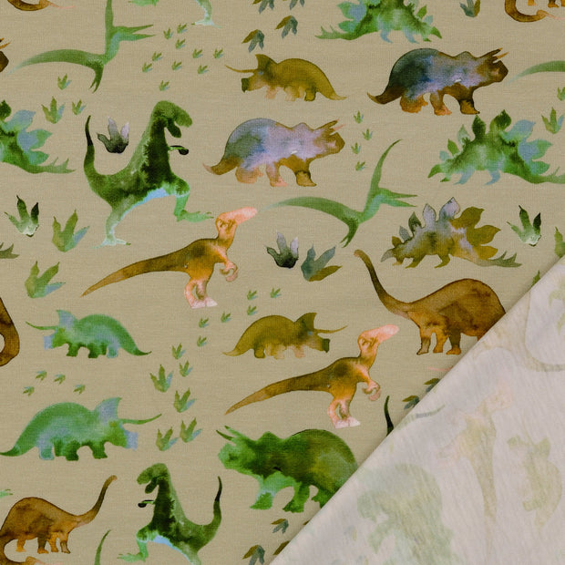  fabric Dinosaurs digital printed 