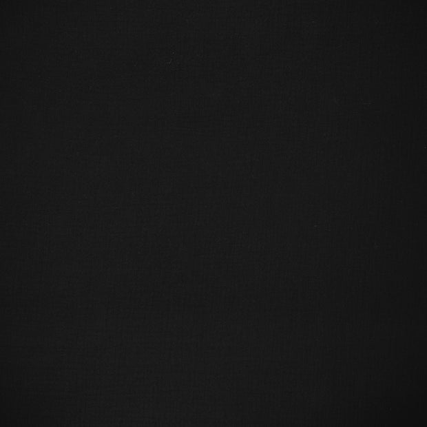 Muslin fabric Black matte 