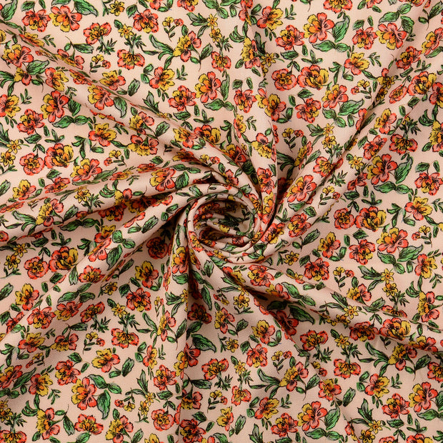 Viscose Twill stof Nude 