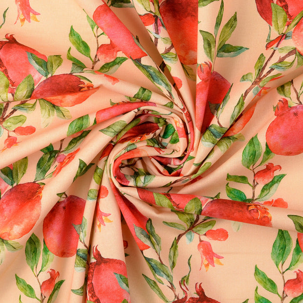 Cretonne fabric Abricot 