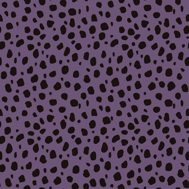 Aqua Protect (waterproof) fabric Leopards Purple