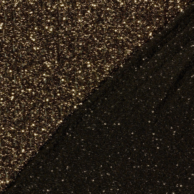 Mesh fabric Unicolour Sequins 