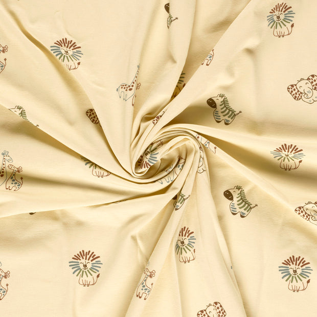Jersey fabric printed 
