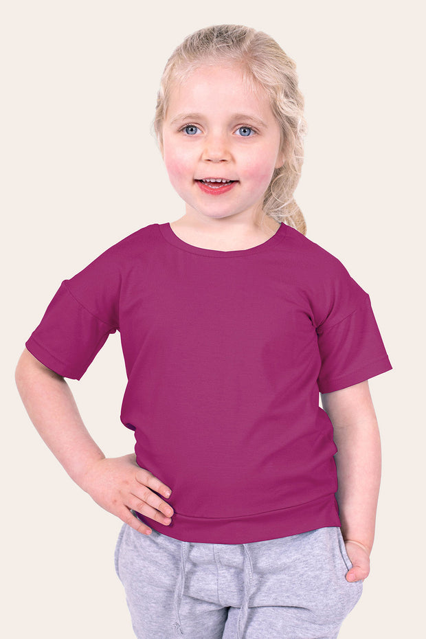 Jersey fabric Unicolour Fuchsia