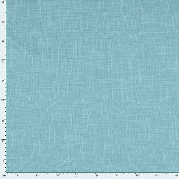 Musselin fabrik Uni Babyblau