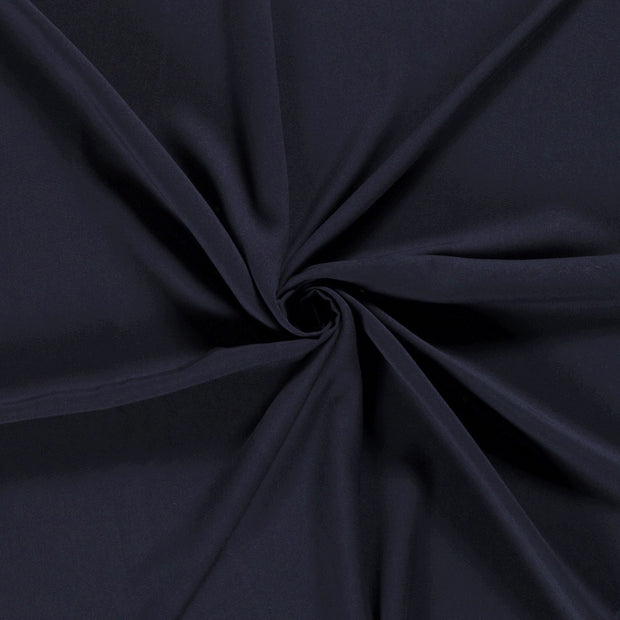 Viscose Poplin fabric Navy 