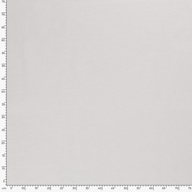 Linen fabric Unicolour White