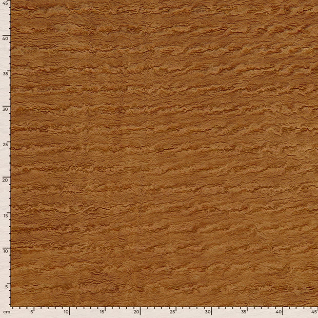 Bamboo Fleece fabric Unicolour Camel