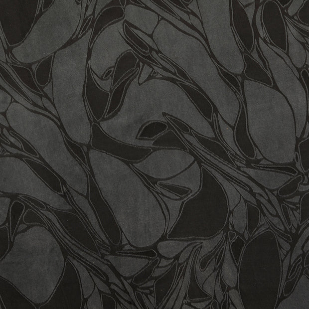 TENCEL™ Lyocell Twill fabric Ornaments Black