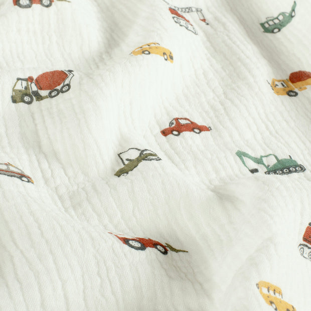 Muslin fabric Vehicles Off White