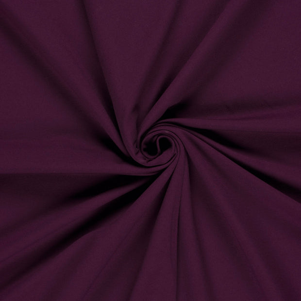 French Terry fabric Wine red brushed 