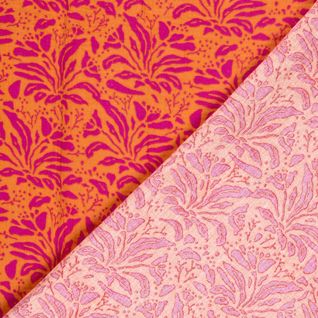 Muslin fabric Abstract printed 