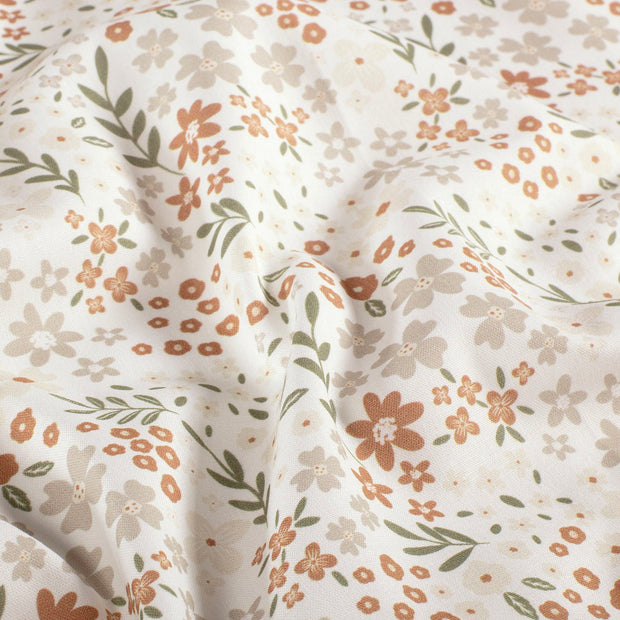 Cotton Poplin fabric Off White