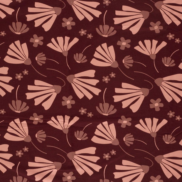 French Terry fabric Red 