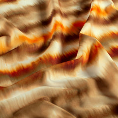 Swimwear Jersey UPF50 Recycled digital printed Abstract Brown