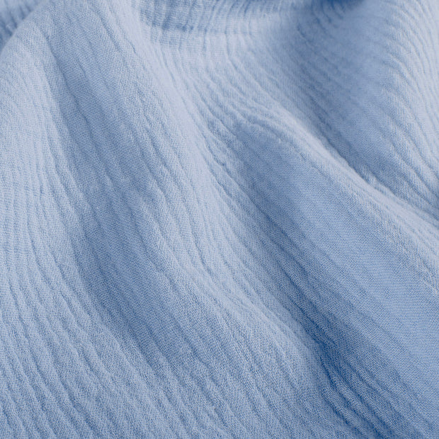 Muslin fabric Unicolour Baby Blue