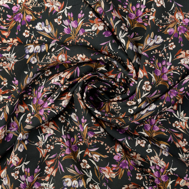 Viscose Poplin fabric Grey 
