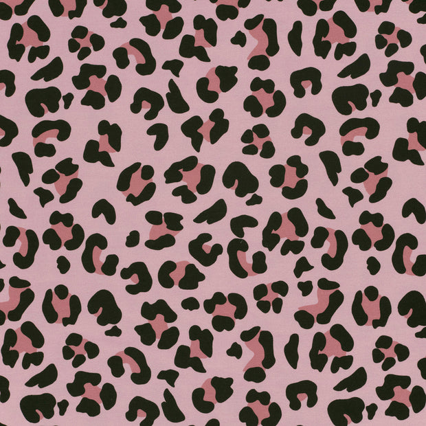 French Terry fabric Pink matte 