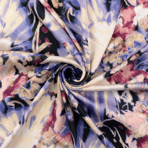 Viscose Satin fabric Lila 
